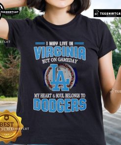 Premium Dodgers ladies tee showcasing pride for the team, perfect for game day in Virginia. Stylish and comfortable.