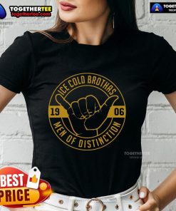 Premium Ice Cold Brothas Men of Distinction 1906 Alpha African Fraternity ladies tee in stylish design and vibrant colors.