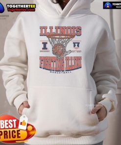 Alt Text: Premium Illinois Fighting Illini Game Time Hoodie in vibrant orange, showcasing team spirit and comfortable style.