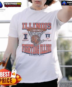 Premium Illinois Fighting Illini Game Time T-Shirt featuring team logo, perfect for game day and sports fans.