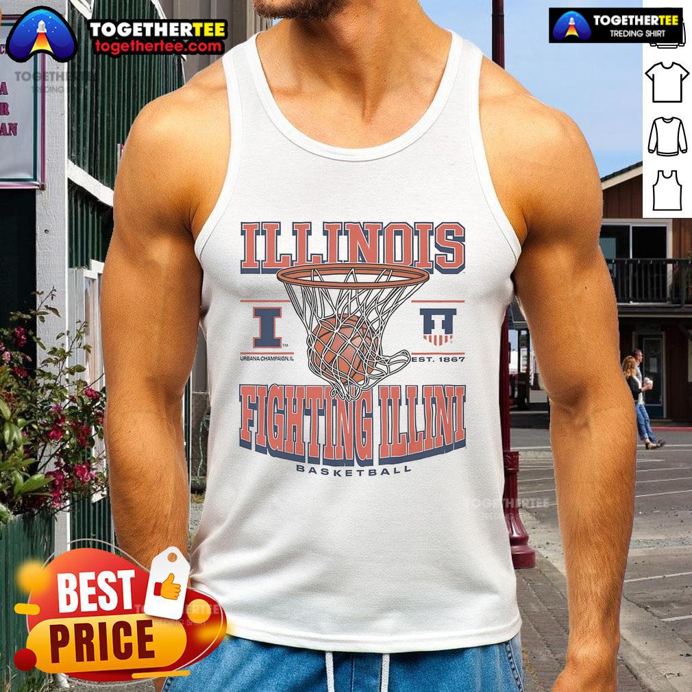 Premium Illinois Fighting Illini Game Time Tank Top Premium Illinois Fighting Illini Game Time Tank Top in vibrant orange, perfect for game day and sports enthusiasts.