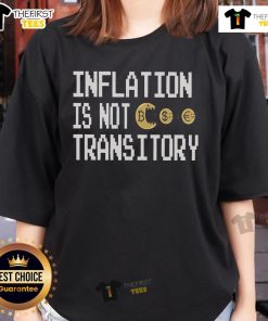 Premium Inflation Is Not Transitory Ladies Tee showcasing stylish design and bold text for trendy womens fashion.