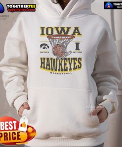 Premium Iowa Hawkeyes Game Time Hoodie featuring bold team logo and cozy design, perfect for game day wear.