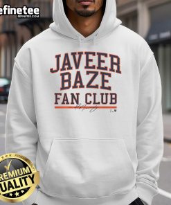 Premium Javier Baez Fan Club Hoodie showcasing vibrant team colors and stylish design for baseball enthusiasts.