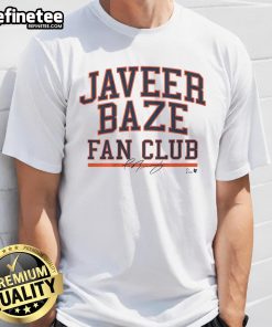 Premium Javier Bez Fan Club T-Shirt featuring bold graphics and a stylish design for baseball enthusiasts.