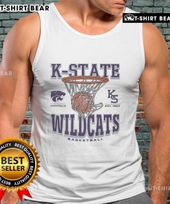 Premium Kansas State Wildcats Game Time Tank Top featuring team colors and logo, perfect for game day wear.