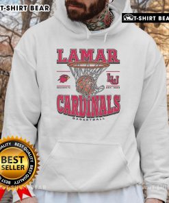 Premium Lamar Cardinals Game Time Hoodie featuring team colors and logo, perfect for game day and fan apparel.
