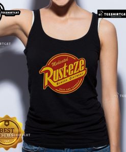 Premium Medicated Rust Eze Bumper Ointment Tank Top featuring a stylish design for automotive enthusiasts.