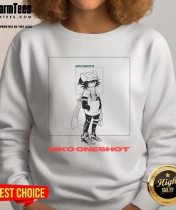 Premium Niko Oneshot Target Found Sweatshirt featuring a stylish design, perfect for casual wear and comfort.