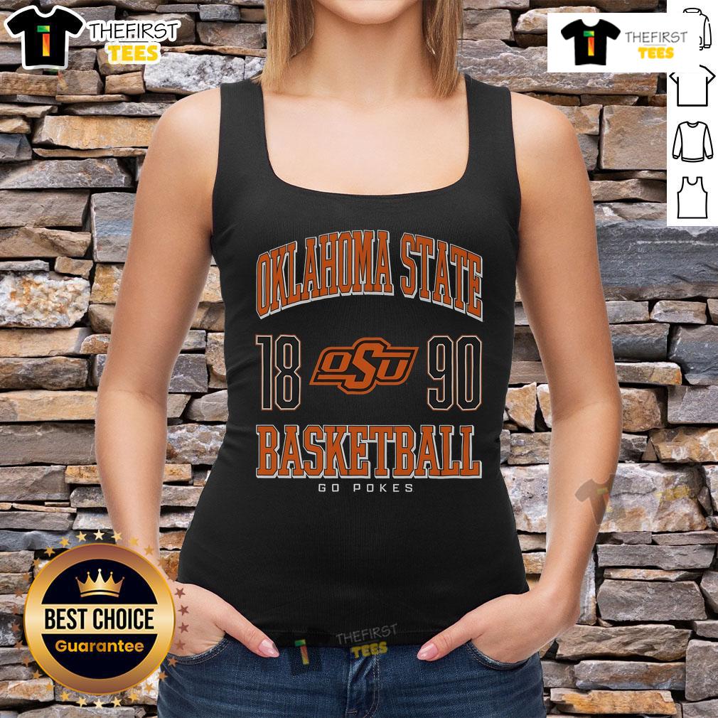 Premium Oklahoma State Cowboys Basketball Tank Top Premium Oklahoma State Cowboys basketball tank top in black, featuring team logo and athletic design for fans and players.