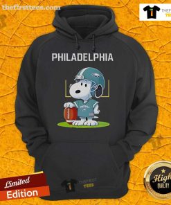 Premium Philadelphia Eagles X Peanuts Day 2025 hoodie featuring iconic designs and team colors for fans.