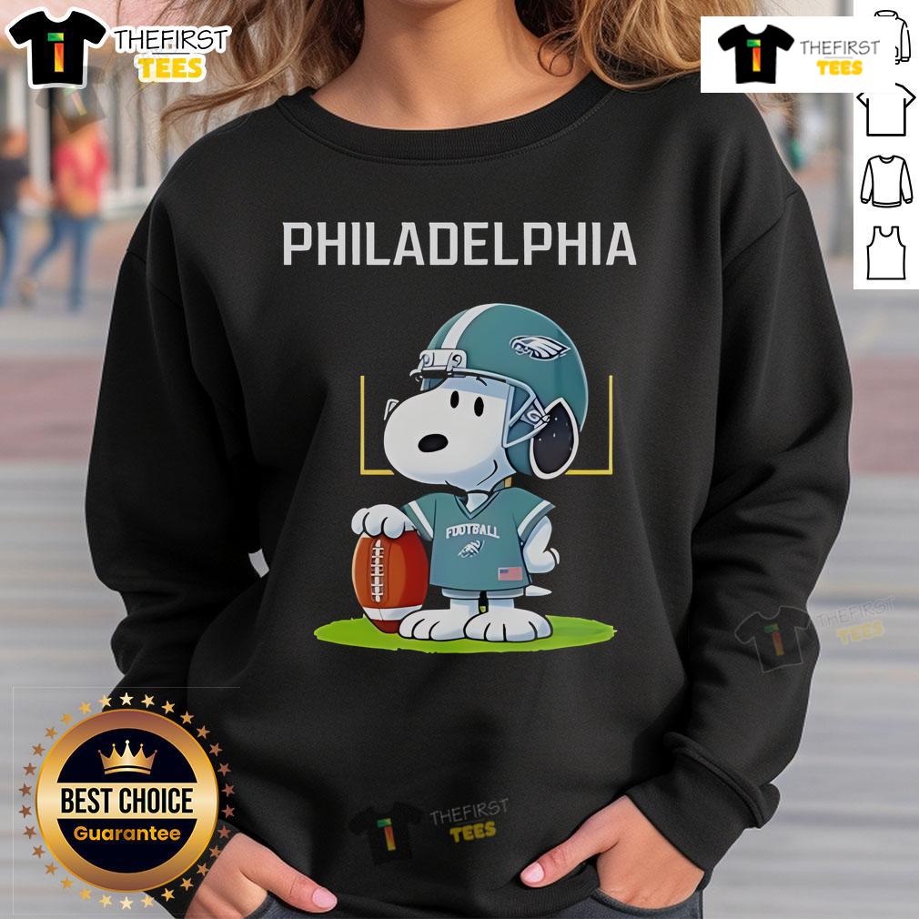 Premium Philadelphia Eagles X Peanuts Day 2025 Sweatshirt Alt Text: Premium Philadelphia Eagles X Peanuts Day 2025 sweatshirt featuring vibrant team colors and iconic Peanuts graphics.