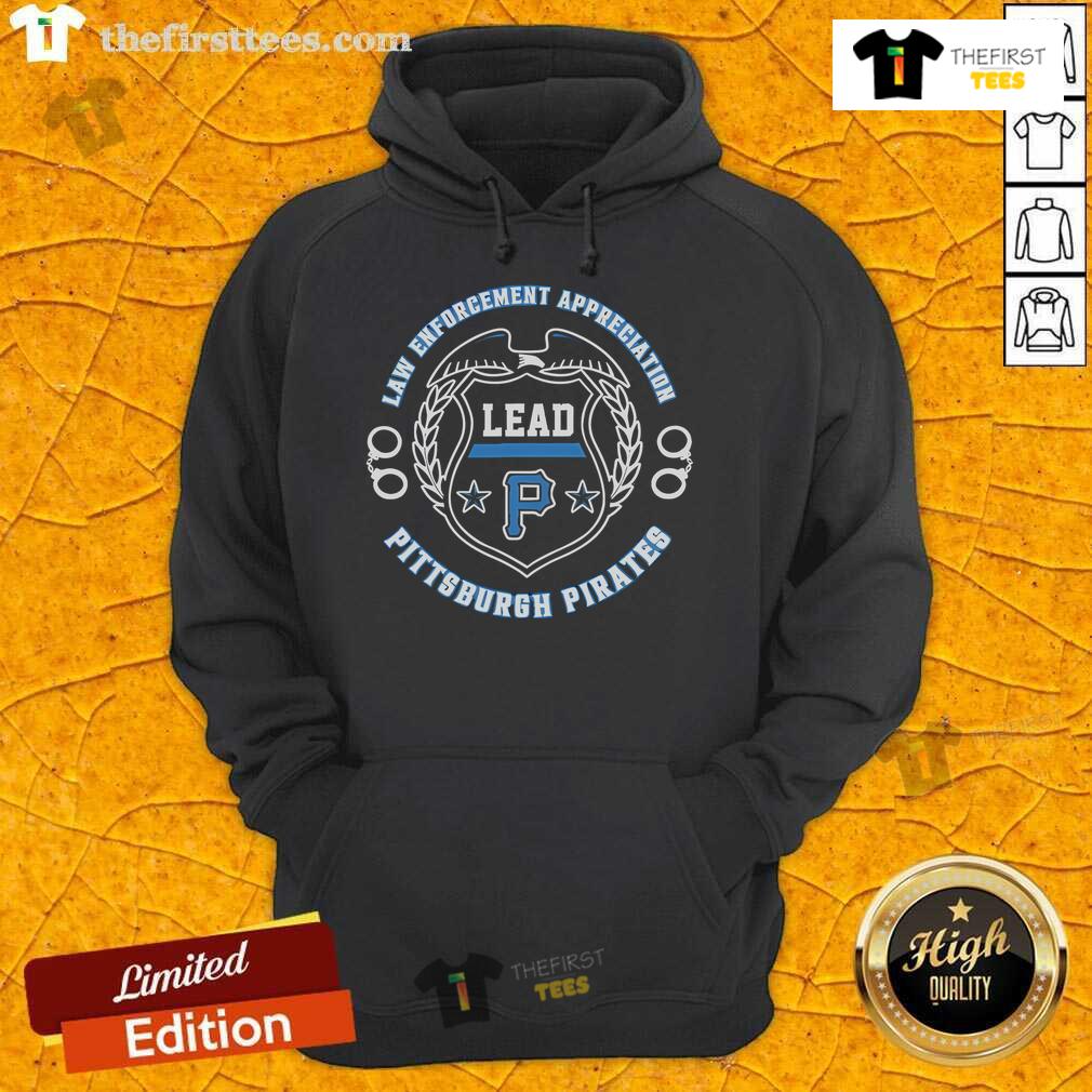 Premium Pittsburgh Pirates Law Enforcement Appreciation Day 2025 Hoodie Alt Text: Premium Pittsburgh Pirates Law Enforcement Appreciation Day 2025 hoodie featuring team logo and supportive design.