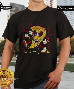 Premium Pizza Monster T-Shirt featuring a playful pizza monster graphic, perfect for pizza lovers and fun fashion enthusiasts.