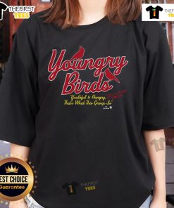 Premium St. Louis Baseball Youngry Birds Ladies Tee in stylish design, perfect for fans supporting their team.