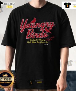 Premium St. Louis Baseball Youngry Birds T-Shirt featuring a vibrant design and comfortable fit for fans.