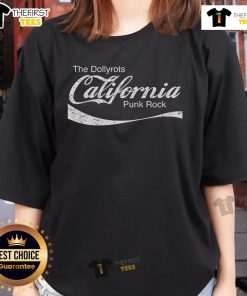 Premium The Dollytots California Punk Cola Ladies Tee featuring a vibrant graphic design and comfortable fit for casual wear.
