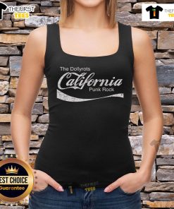 Premium The Dollytots California Punk Cola tank top featuring vibrant graphics and a stylish design for punk fashion lovers.