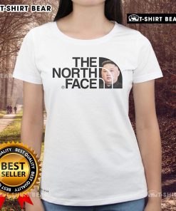 Alt Text: Premium The North Face Kim Jong Un Ladies Tee featuring a stylish design perfect for casual wear and outdoor adventures.