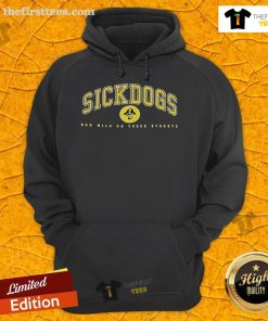 Premium Psycho Realm Sickdogs Run Wild hoodie featuring vibrant graphics and a stylish design for streetwear enthusiasts.