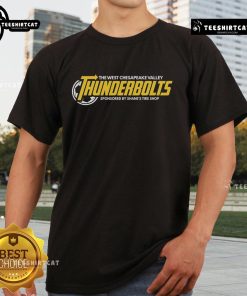 Premium The West Chesapeake Valley Thunderbolts Soccer T-Shirt in vibrant colors, perfect for fans and players alike.