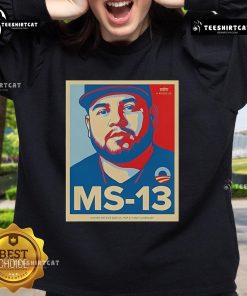Premium The White House Not Maryland Dad MS-13 Sweatshirt in stylish black, perfect for casual wear and fans of unique apparel.