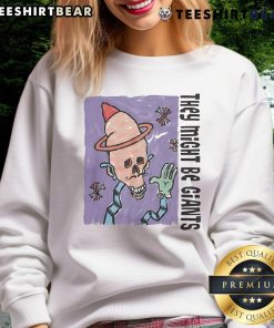 Premium They Might Be Giants Skull Sweatshirt featuring a unique skull design, perfect for fans of the band.