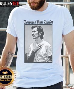 Premium Townes Van Zandt The Late Great T-Shirt featuring a vintage design and iconic album art for music lovers.