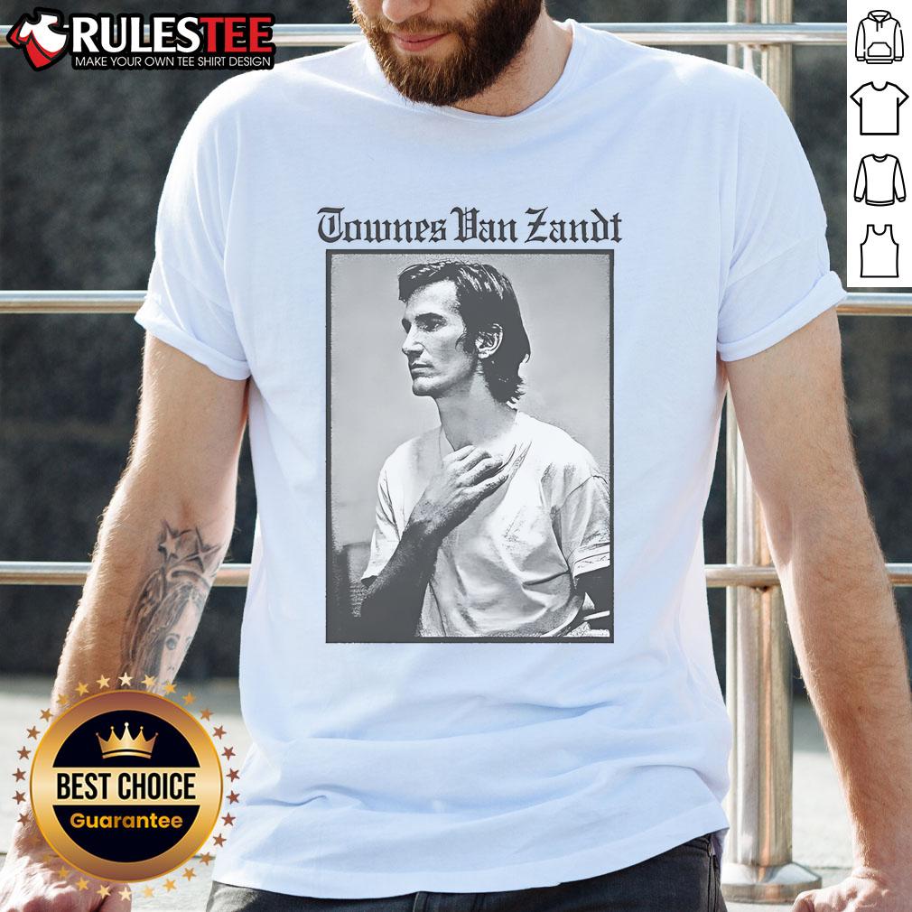 Premium Townes Van Zandt The Late Great T Shirt Premium Townes Van Zandt The Late Great T-Shirt featuring a vintage design and iconic album art for music lovers.