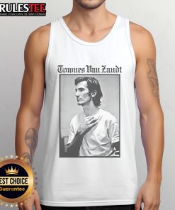 Premium Townes Van Zandt The Late Great tank top featuring iconic artwork and vibrant colors for music fans.