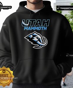 Premium Utah Mammoth Logo 2025 Hoodie featuring a stylish design and comfortable fit for casual wear.