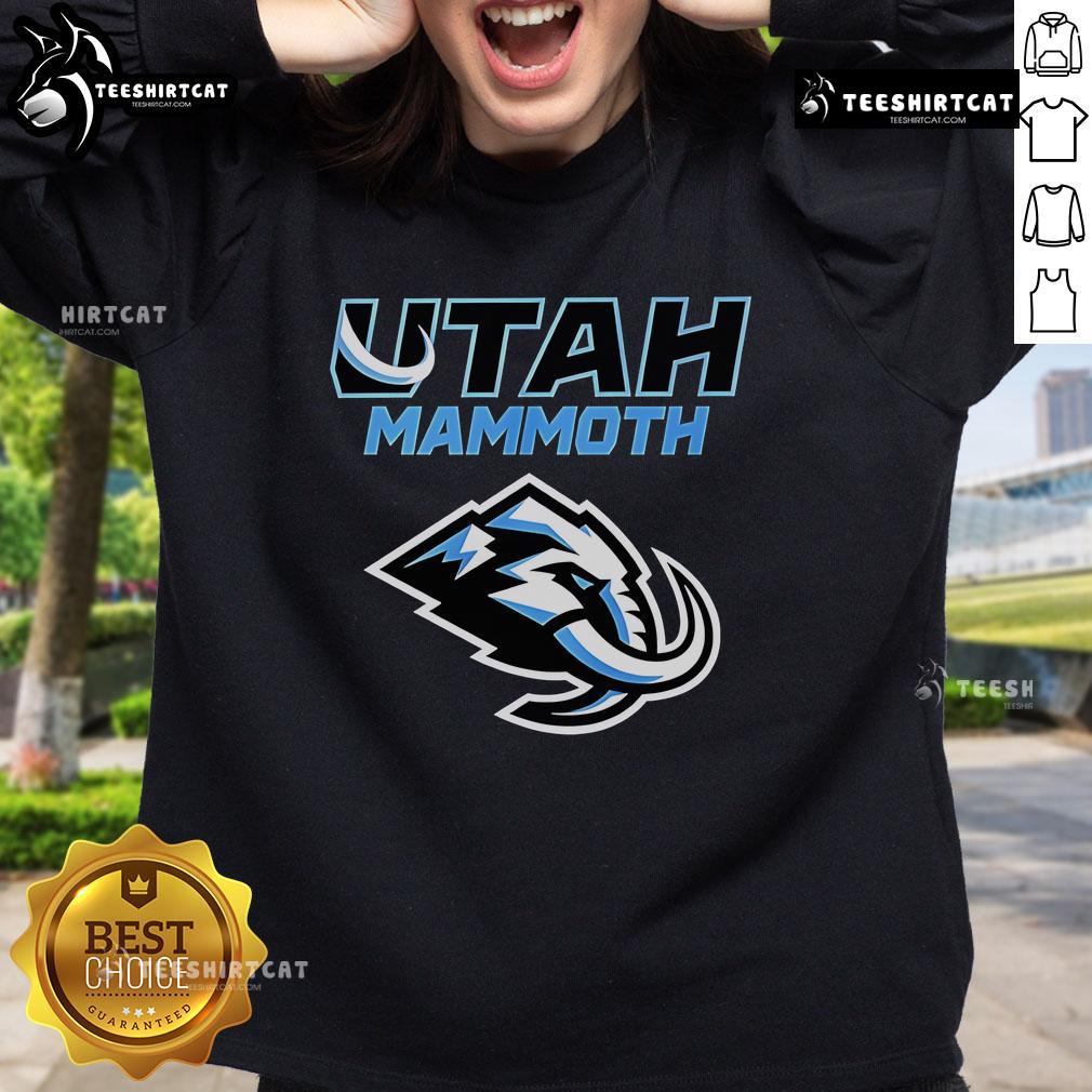 Premium Utah Mammoth Logo 2025 Sweatshirt Alt Text: Premium Utah Mammoth Logo 2025 Sweatshirt featuring a stylish design and vibrant colors for ultimate comfort.