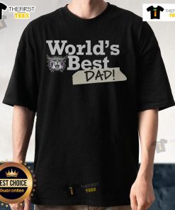 Premium Weber State Wildcats World's Best Dad T-Shirt featuring vibrant colors and logo, perfect for proud dads.