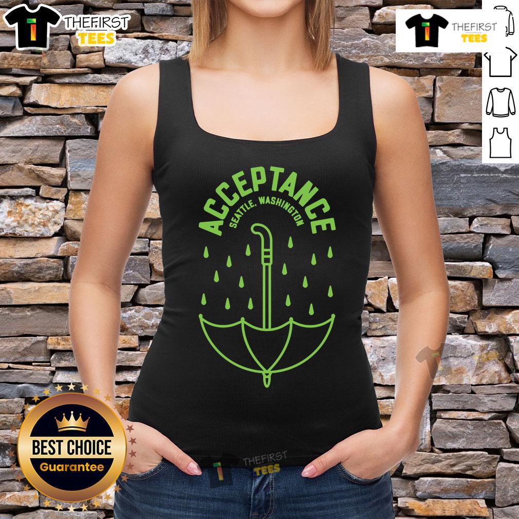 Pretty Acceptance Seattle Washington Tank Top Pretty Acceptance Seattle Washington tank top featuring a vibrant design, perfect for casual wear and showcasing local pride.