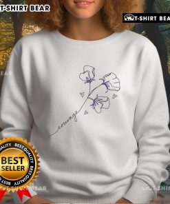 Pretty Amy Dowden X Crohn's Colitis UK sweatshirt in vibrant colors, promoting awareness and support for Crohn's disease.