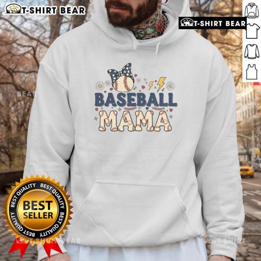 Pretty Baseball Mama Sublimation Hoodie in vibrant colors, perfect for stylish baseball moms at games and casual outings.