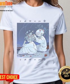 Stylish ladies tee featuring a beautiful 'Pretty Cafune Hair' design, perfect for casual wear and hair enthusiasts.