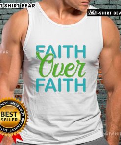 Pretty Faith Over Faith Tank Top in vibrant colors, perfect for casual wear or workouts, showcasing a stylish design.