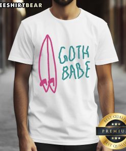 Pretty Goth Babe Surfboard T-Shirt