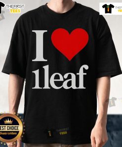 Pretty I Love 1Leaf I Heart 1Leaf T-Shirt featuring a stylish graphic design in vibrant colors for nature lovers.