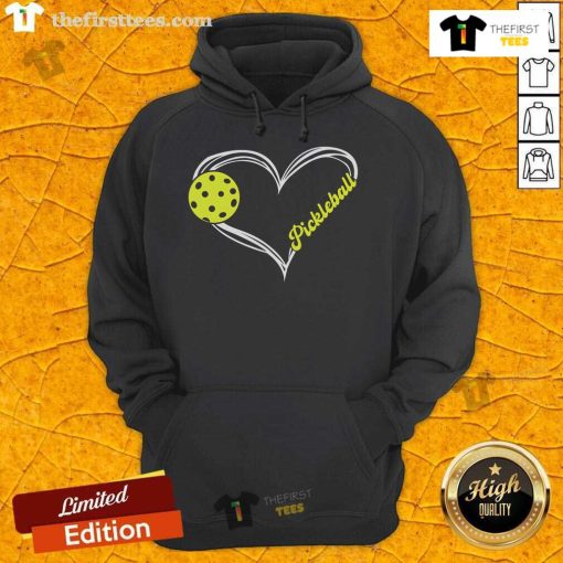 Cozy 'I Love Pickleball' hoodie in a stylish design, perfect for pickleball enthusiasts and casual wear.