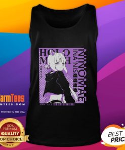 Alt Text: Pretty Ina from Hololive wearing a stylish tank top, showcasing Ninomae Inanis Vtuber character design.