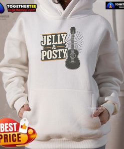 Stylish Pretty Jelly Posty Guitar Music Hoodie featuring vibrant colors and a trendy design for music lovers.