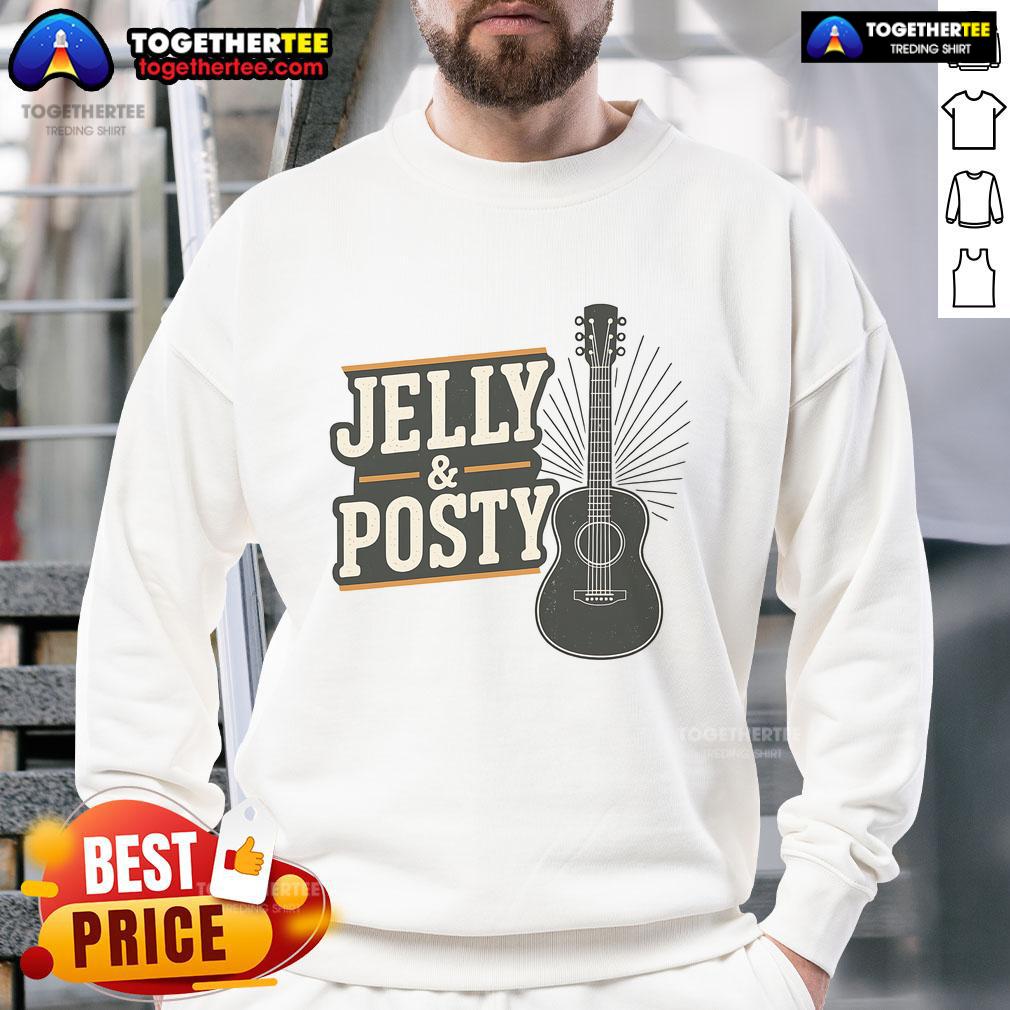 Pretty Jelly & Posty Guitar Music Sweatshirt Pretty Jelly Posty Guitar Music Sweatshirt featuring vibrant colors and a stylish design, perfect for music lovers.