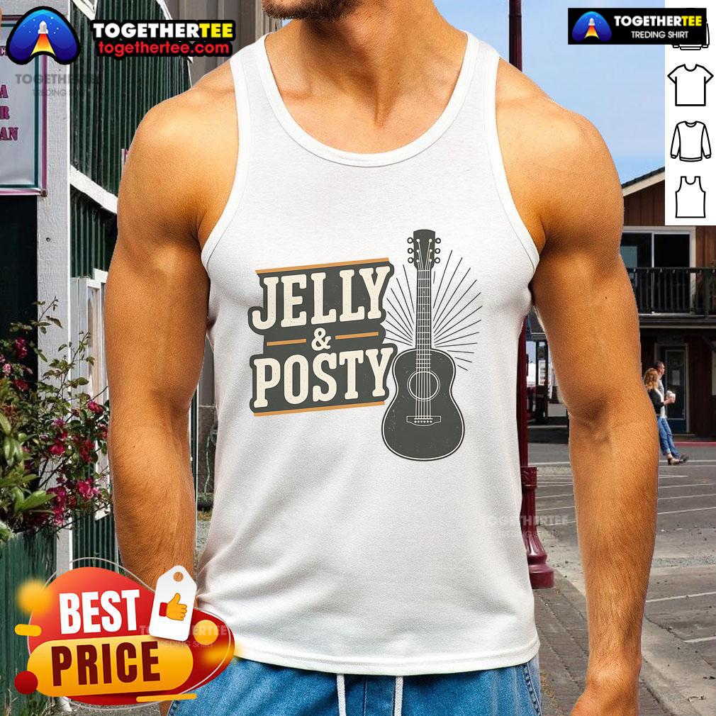 Pretty Jelly & Posty Guitar Music Tank Top Pretty Jelly Posty Guitar Music Tank Top featuring vibrant colors and a stylish design for music lovers and fashion enthusiasts.