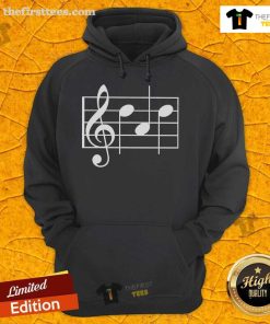 Stylish Pretty Musical Notes Hoodie featuring colorful notes on a cozy fabric, perfect for music lovers.