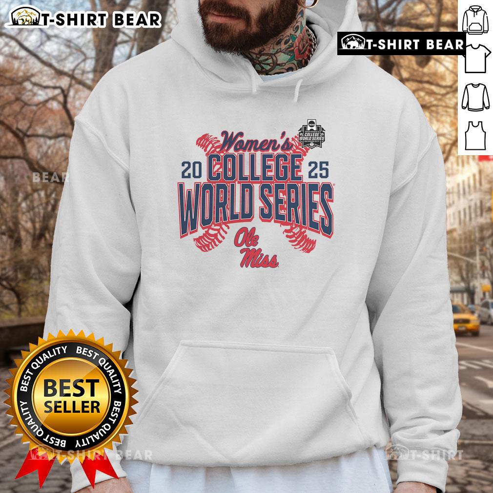 Pretty Ole Miss Rebels 2025 Ncaa Softball Women'S College World Series Hoodie Pretty Ole Miss Rebels 2025 NCAA Softball Women's College World Series hoodie in navy blue, showcasing team spirit.