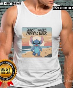 Pretty stitch tank top for beach sunset walks, perfect for endless talks and summer vibes.