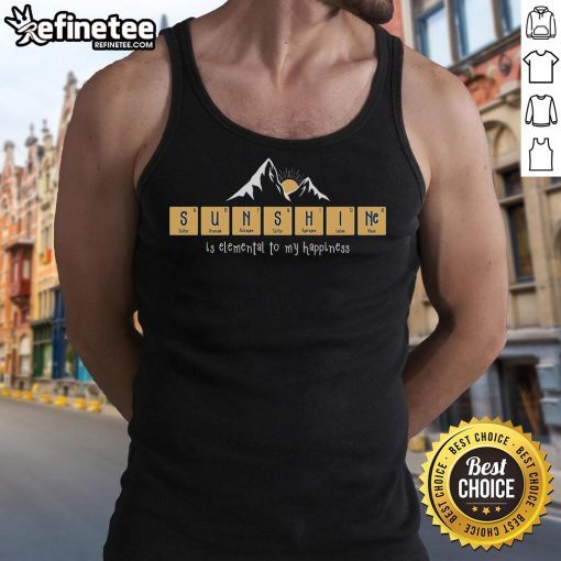 Pretty sunshine graphic tank top, perfect for summer vibes and expressing happiness. Ideal for casual outings.