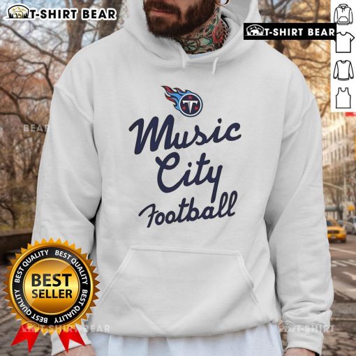 Pretty Tennessee Titans NFL Music City football hoodie featuring team logo, perfect for fans and game day style.